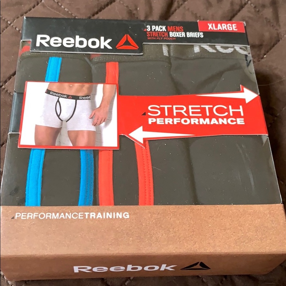 Reebok stretch performance boxer briefs